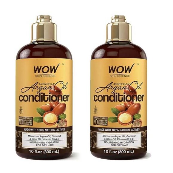 WOW Skin Science Moroccan Argan Oil Hair Shampoo  - Pack of 2 - Picture 1 of 1